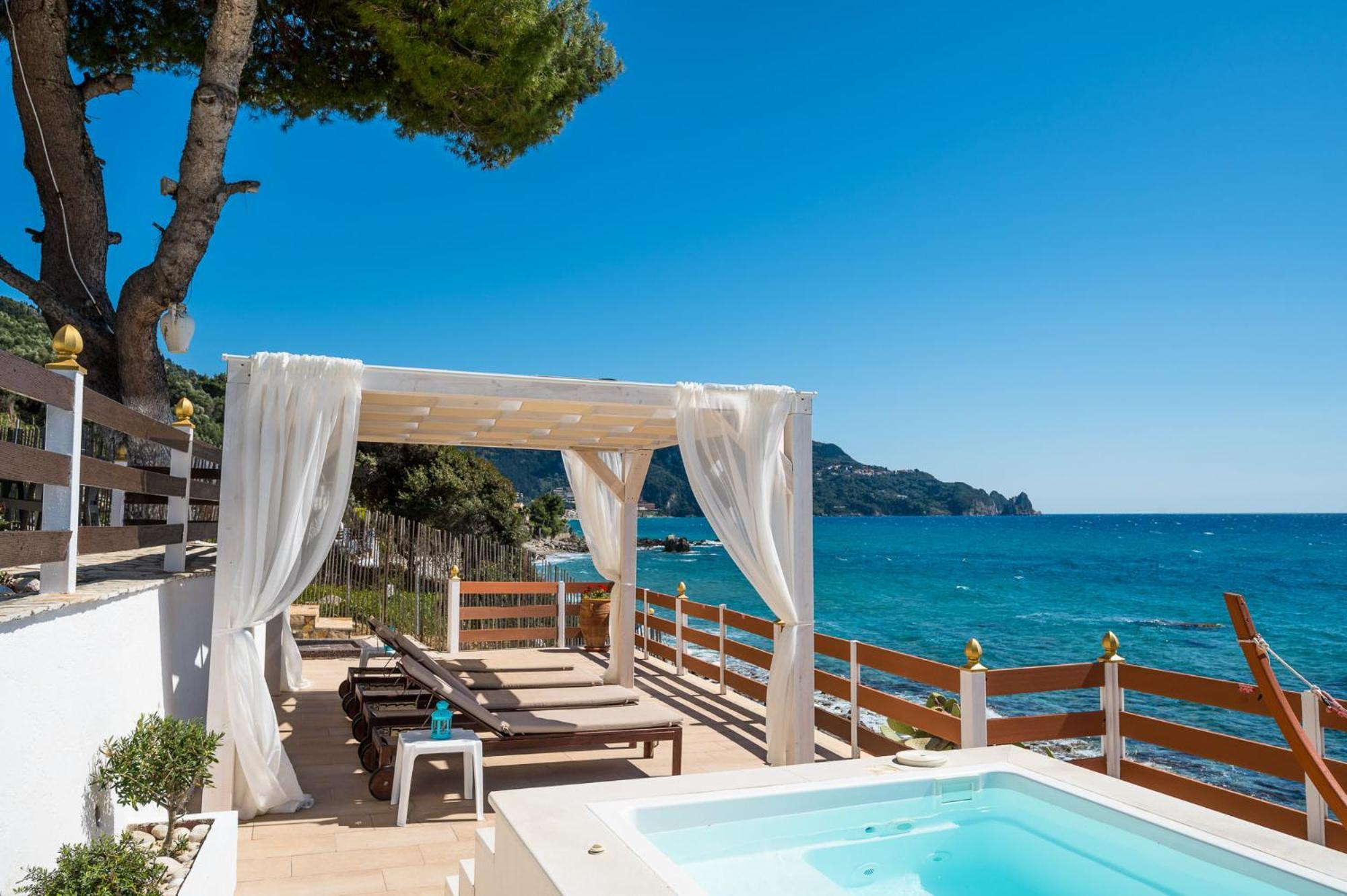 Villa Renata & Villa Filippos With Private Plunge Pool By Konnect Агиос-Гордиос Экстерьер фото